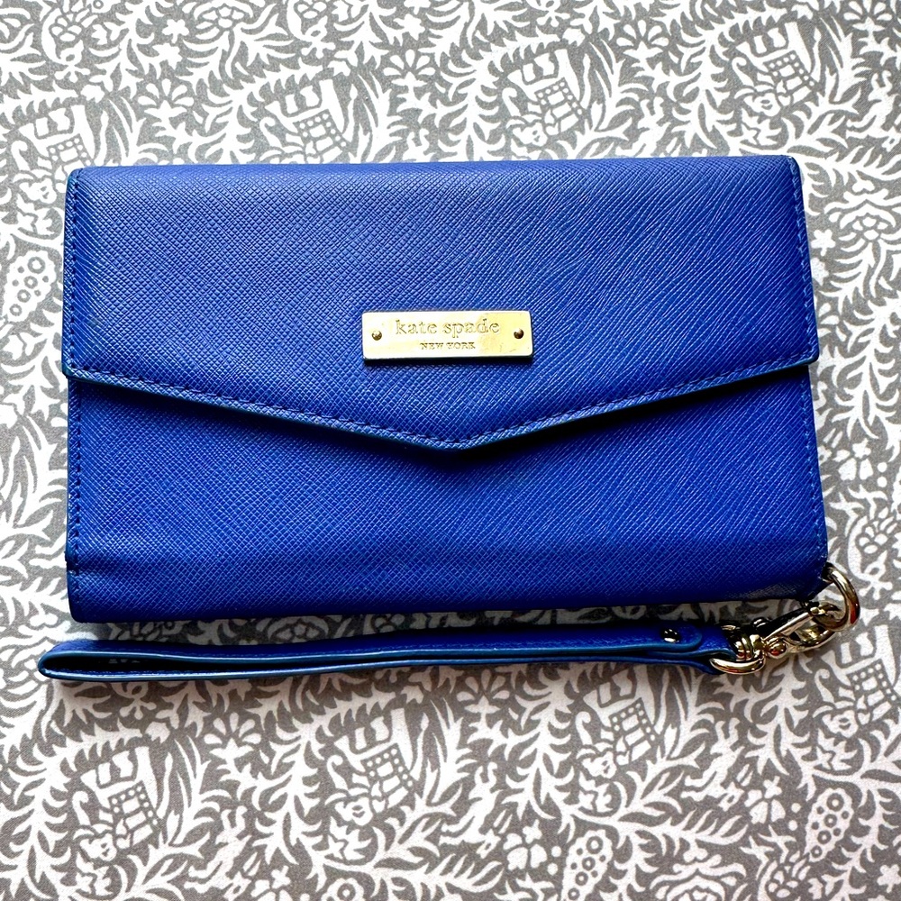 Kate Spade wristlet wallet and phone holder